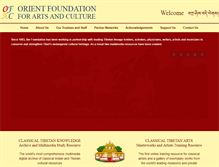 Tablet Screenshot of orient.org